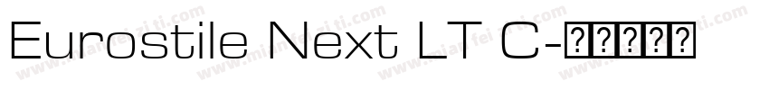 Eurostile Next LT C字体转换